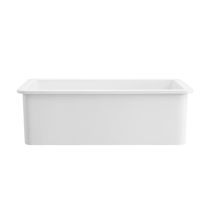 457-810mm Camden Fireclay Square insert/undermound Sink FCS457GW/MB FCS677GW/MB FCS810GW/MB
