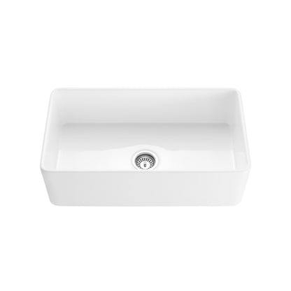 Bradley Fireclay Farmhouse Single Sink 838*456*252mm