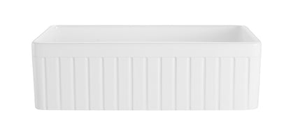 838*456*252mm Greenwich Fireclay Farmhouse Single Sink FCS828GW/MB