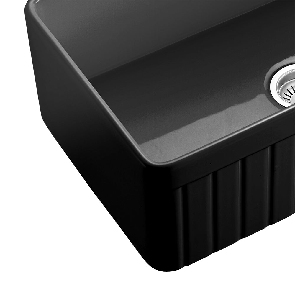 Bradley Fireclay Farmhouse Single Sink 838*456*252mm