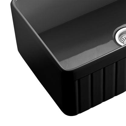 Bradley Fireclay Farmhouse Single Sink 838*456*252mm