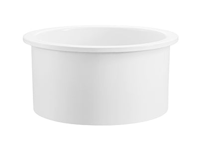 470*228mm Camden Fireclay round insert/undermound Sink FCSR470GW/MB