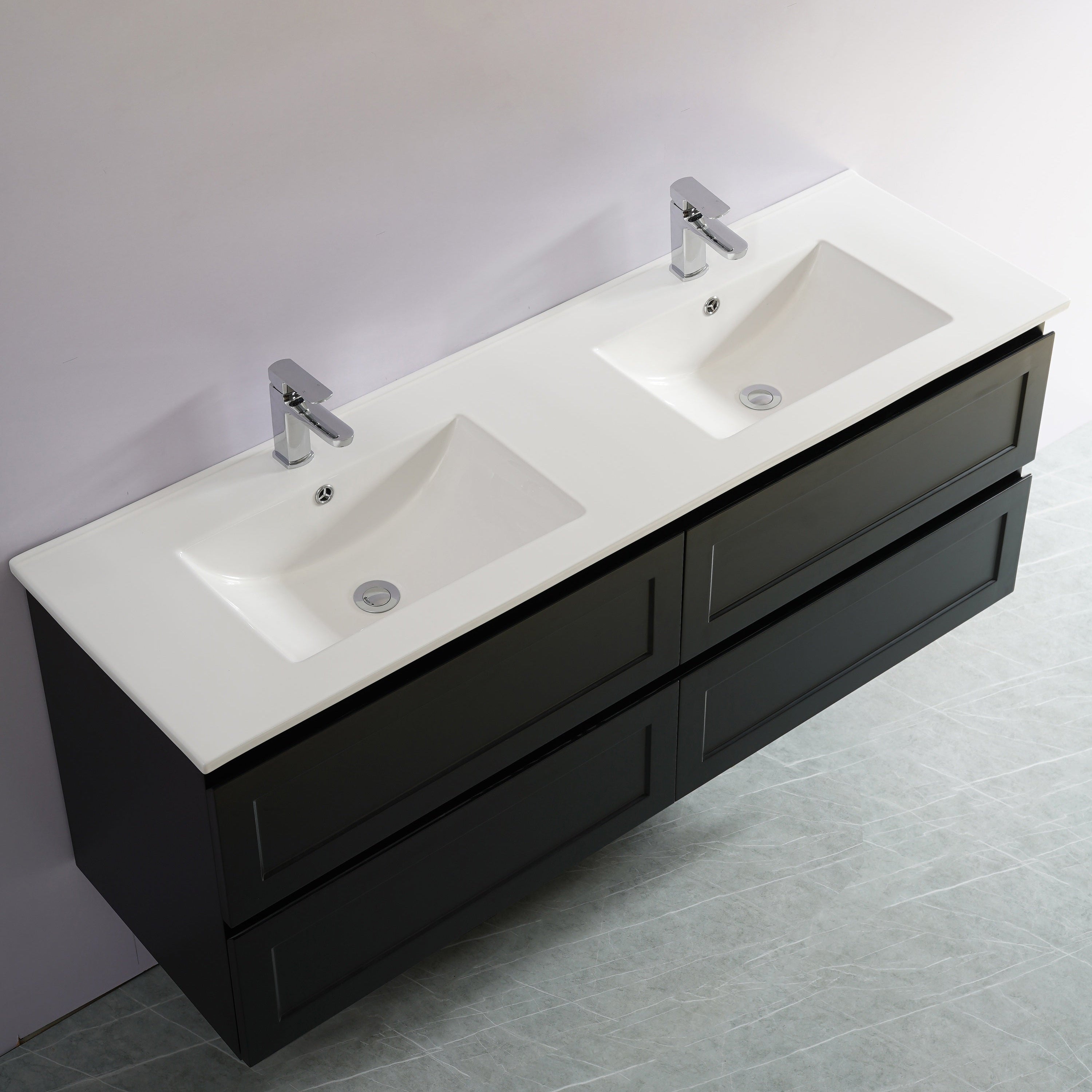 Cielo Wall-Mounted nity 1500*460*580mm Matte Black