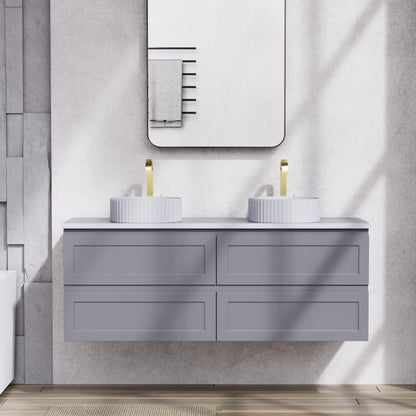 Cielo Wall-Mounted  Vanity 1500*460*580mm Matte Grey