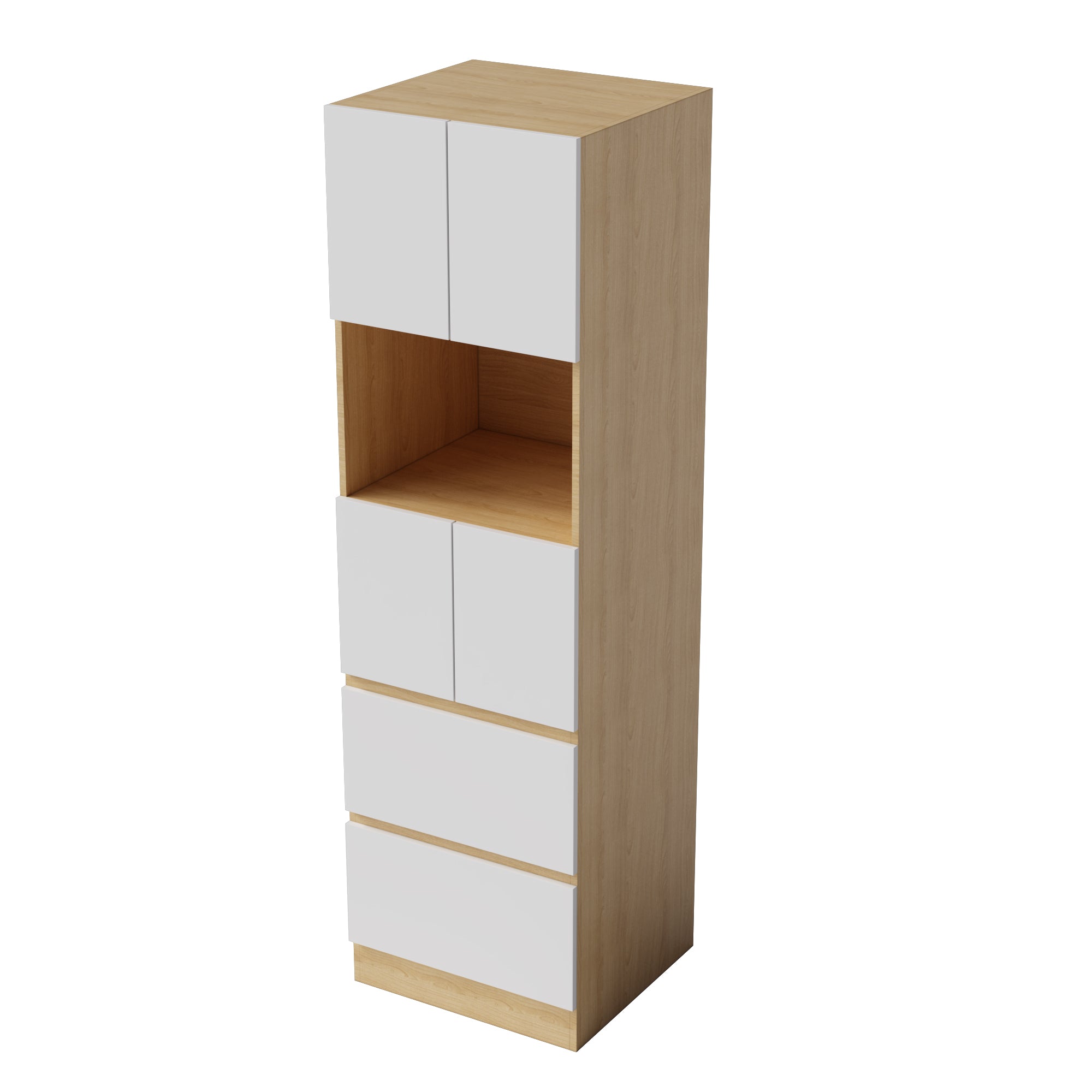 Kitchen Two door microwave Pantry 635*598*2200/635*598*2300mm