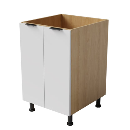 2-Door Floor Kitchen Cupboard - Cabinet Only, Door Panel Excluded