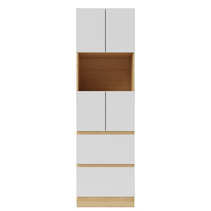 635*598*2200/635*598*2300mm Kitchen Two door microwave Pantry