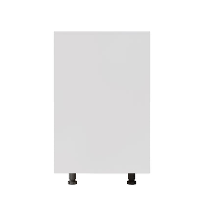Hidden Trash Bin Cabinet with Single Door & Storage Drawers - Pet-Proof, Easy-to-Clean Design for Kitchen, Living Room, or Laundry Room