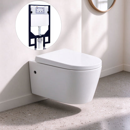 Avis R&T inwall Wall-Hung Toilet Suite