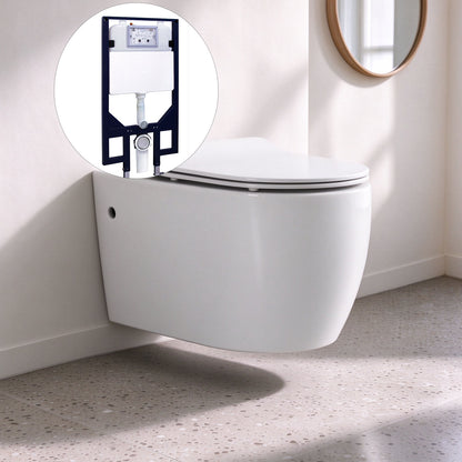 Veda R&T inwall Wall-Hung Toilet Suite