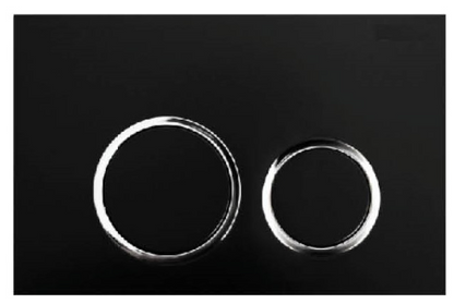 Toilet Button Plate For Concealed Cistern Round Push Button