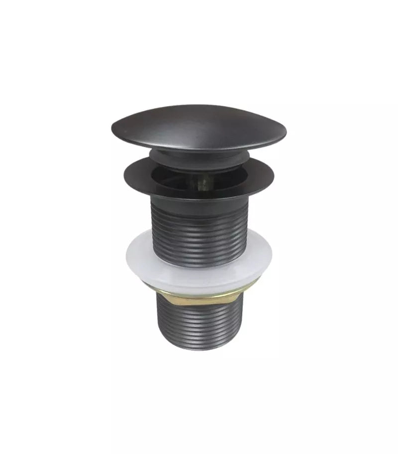 32mm Brass Pop Up Waste Mushroom Top Gun Metal