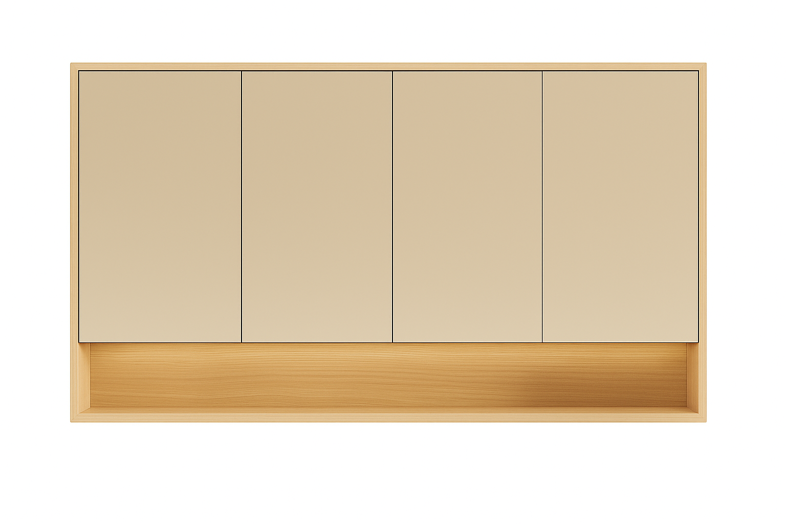 Oak Grace Shaving Cabinet – Oak Finish 600–1480mm