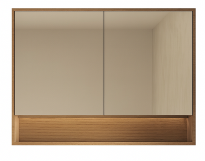 Prime Oak Grace Shaving Cabinet – Oak Finish 600–1480mm