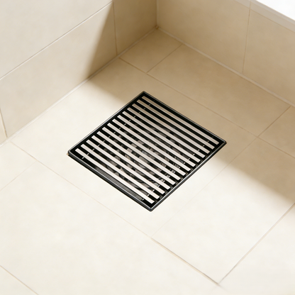 Grills square floor drain 80mm