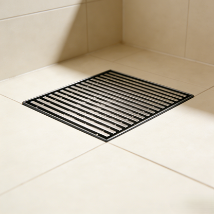 Grills square floor drain 80mm