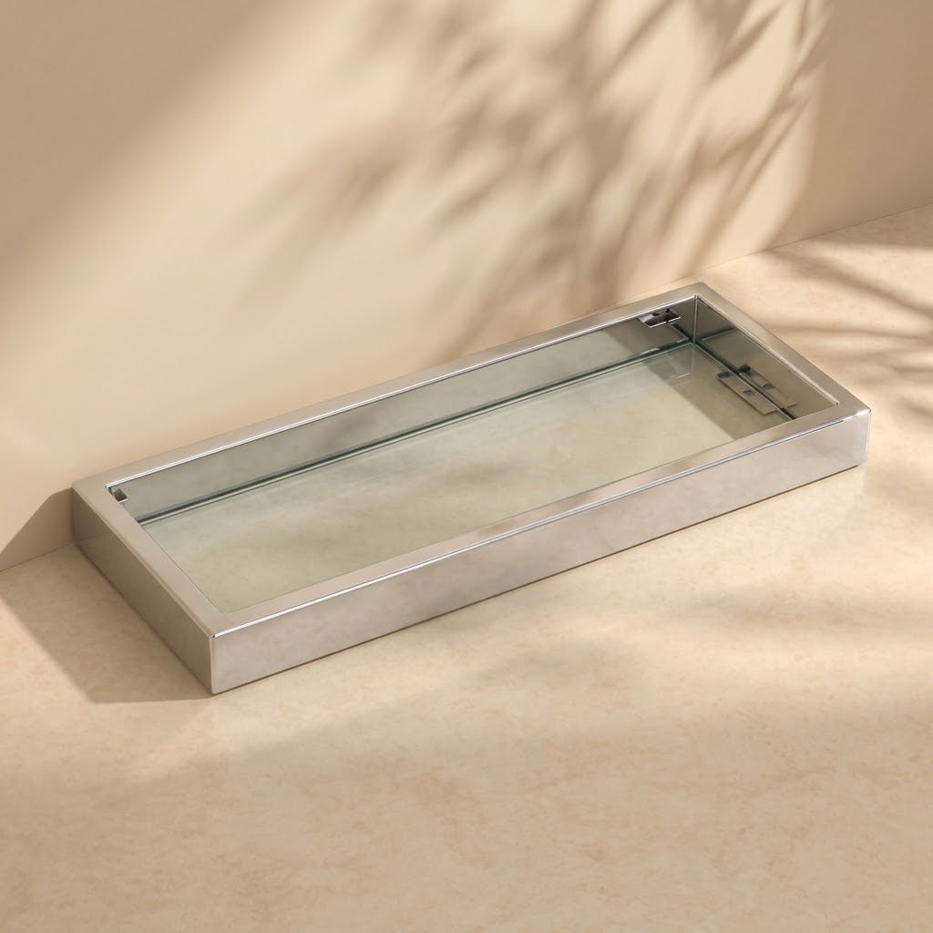Glass Shelf - Durable 304 Stainless Steel