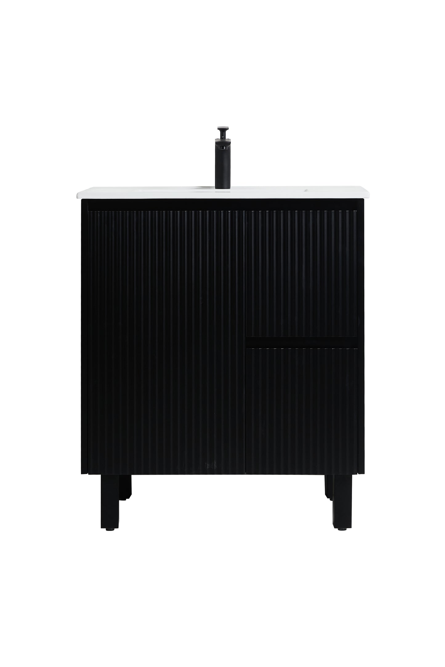 750mm Brighton Floor Standing Vanity Matte Black CB74RL-MB