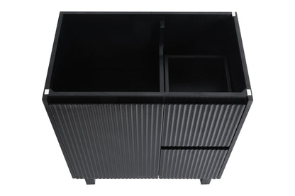 750mm Brighton Floor Standing Vanity Matte Black CB74RL-MB