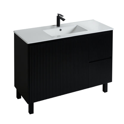 Brighton Floor Vanity 1200*460*500mm Matte Black