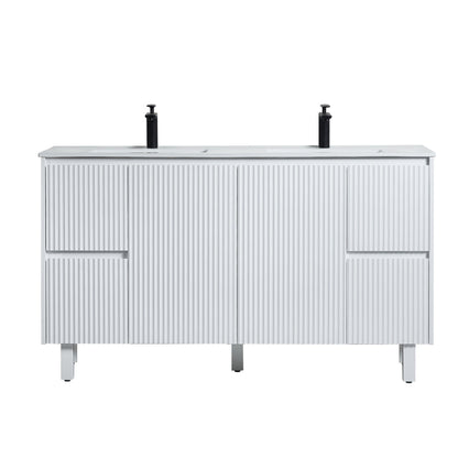 Brighton Floor Vanity 1500*460*880mm Matte White