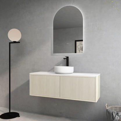 Bellevue Slim Wall-Mounted  Vanity 1190*386*380mm Coastal Oak