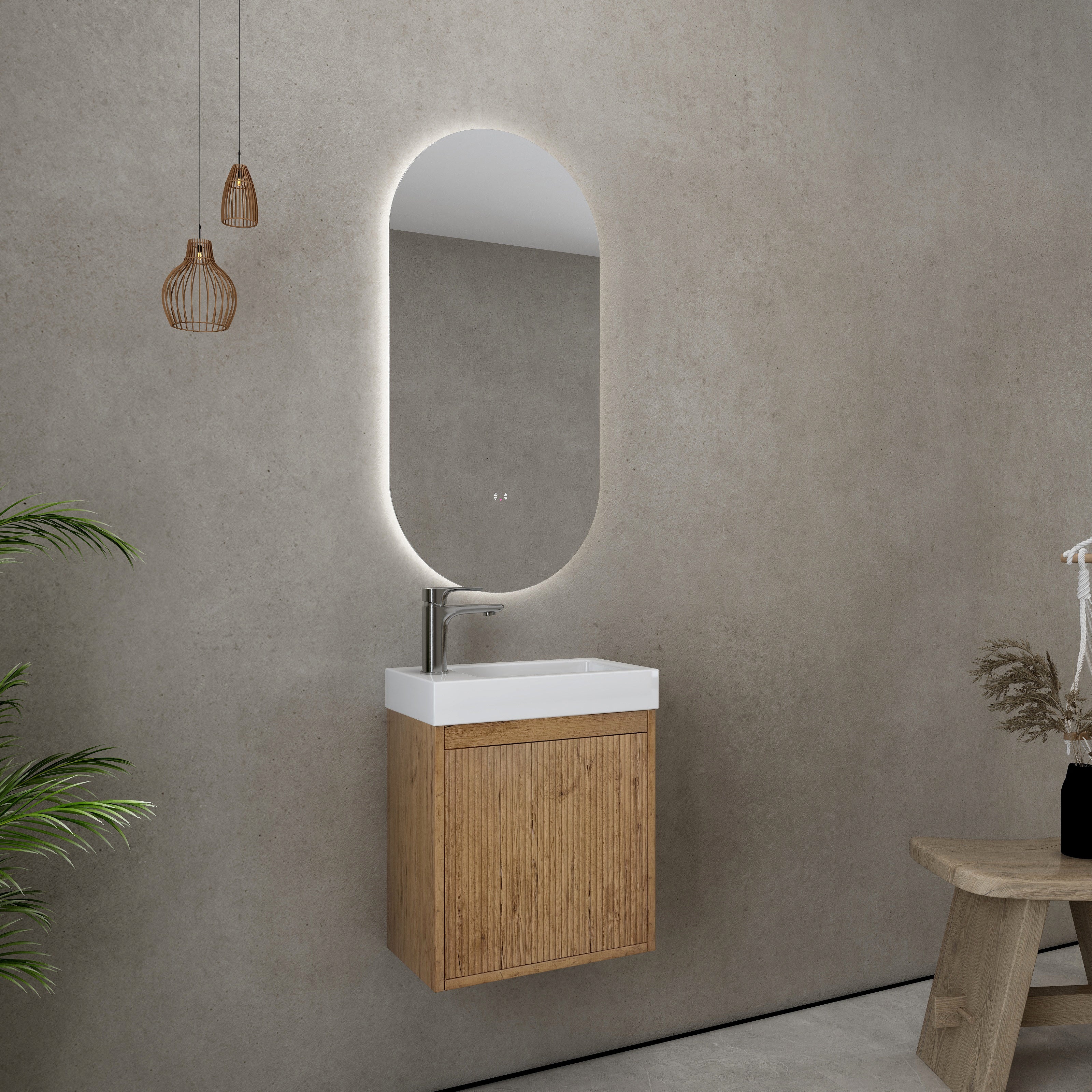 Bellevue Mini Wall-Mounted Vanity 440*245*450mm