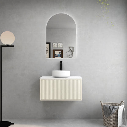 Bellevue Slim Wall-Mounted  Vanity 740*386*380mm Coastal Oak
