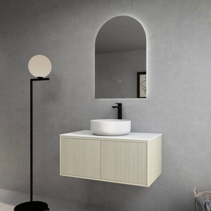 Bellevue Standard Wall-Mounted  Vanity 890*496*380mm Coastal Oak