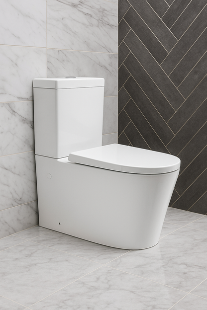710*390*830mm Back to Wall Box Rim Toilet Suite 002 Trap Included
