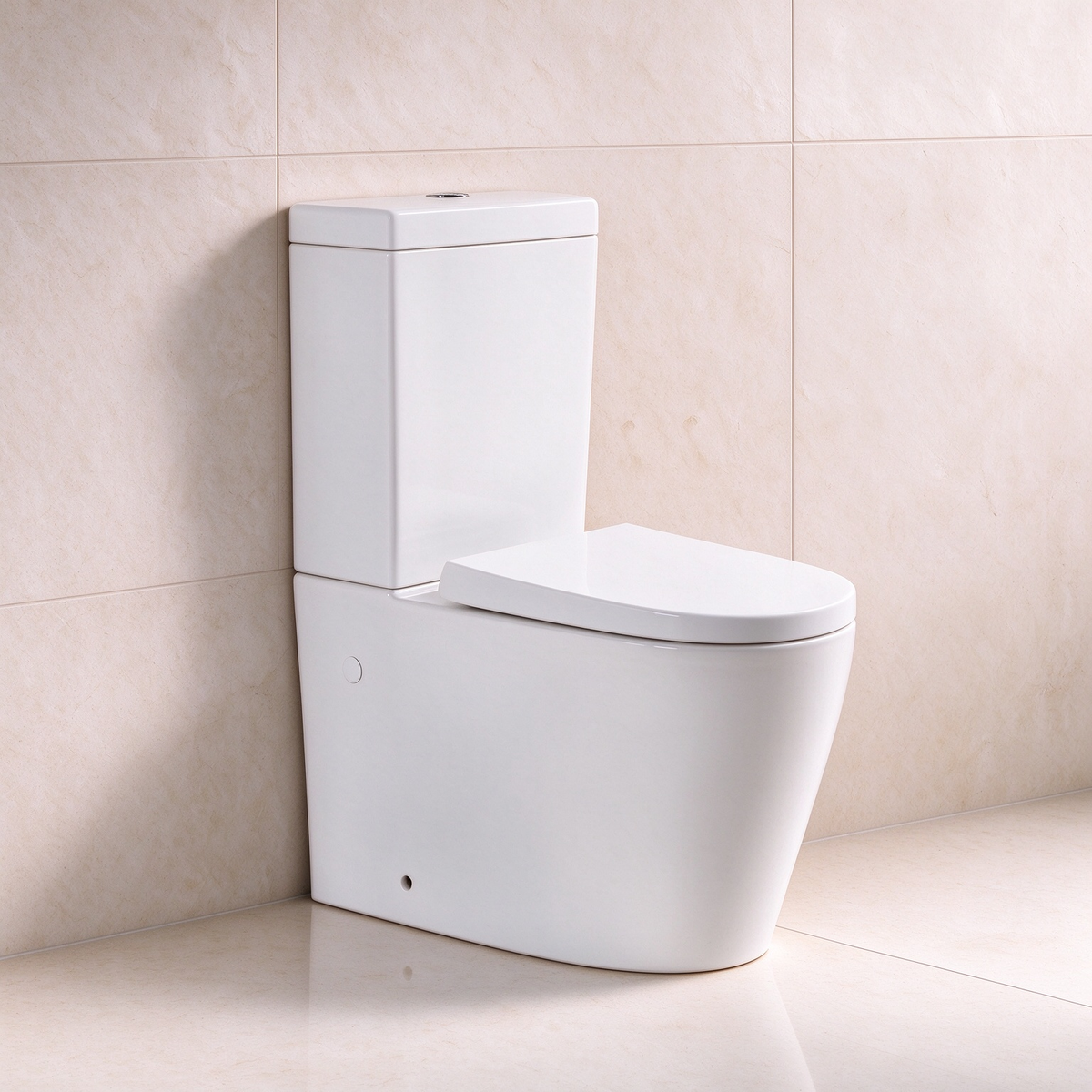 Stella Back to Wall Rimless Toilet Suite 710*390*830mm Trap Included