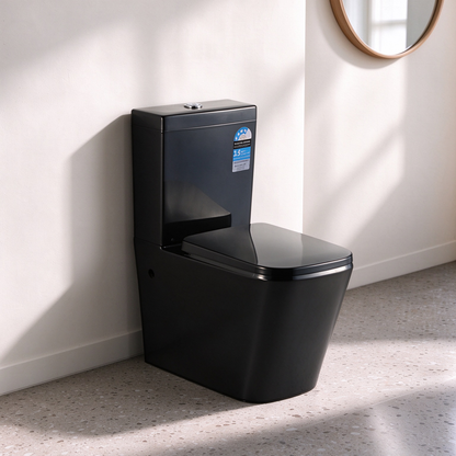 Back to Wall Qubist BTW Toilet Suite 665*380*840mm Trap Included