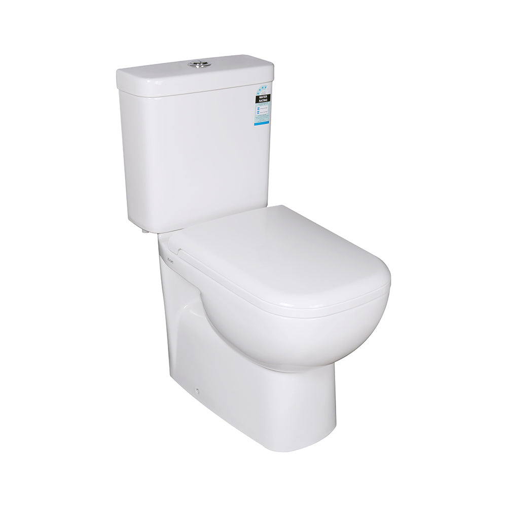 660*390*875mm Back to Wall Cubo Closed Couple Toilet Suite KDK006 Trap Included