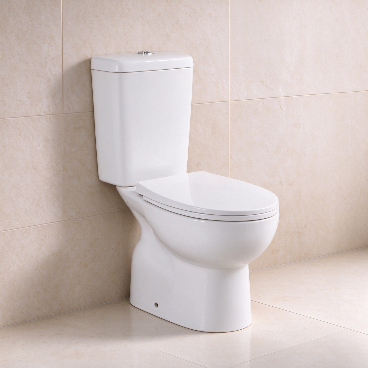 Zion Closed Couple Toilet Suite Dual Flush 630*350*805mm Trap Included LH-TS02