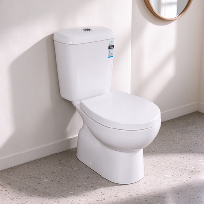 Zion Closed Couple Toilet Suite Dual Flush 630*350*805mm Trap Included