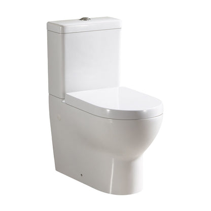 665*375*810mm Back to Wall Box Rim Toilet Suite LUX014 Trap Included