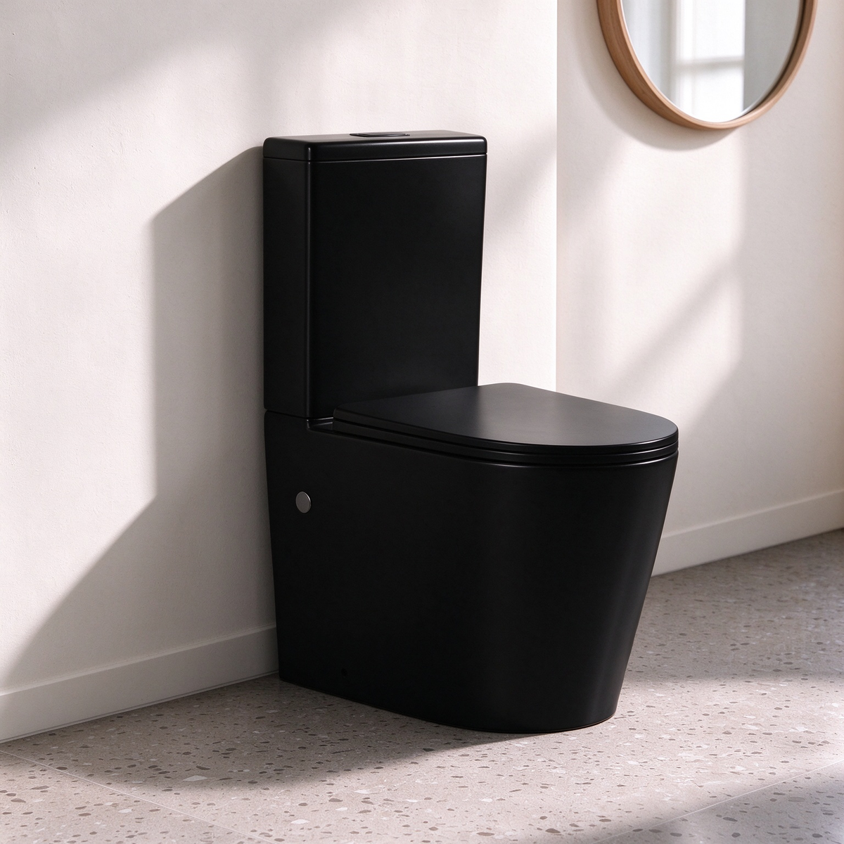 Avis Rimless Toilet Suite 655*385*870mm(Matte White/Matte Black)