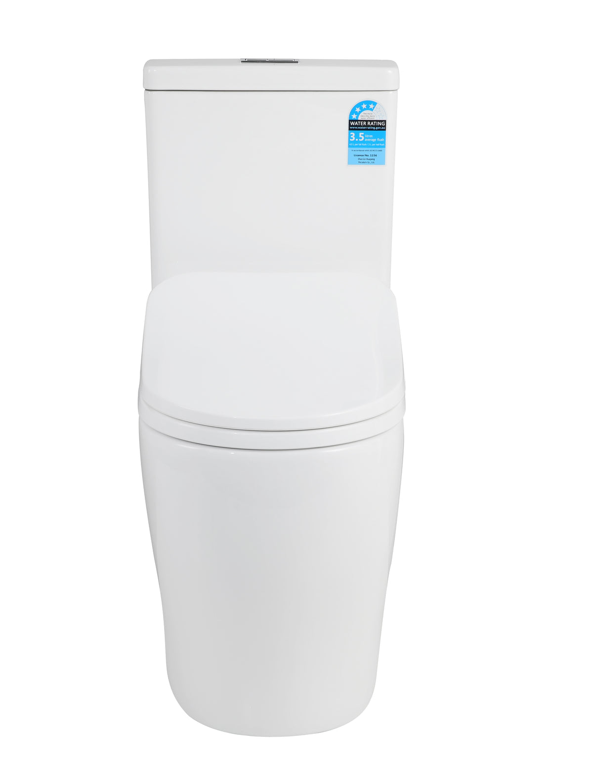 Zeus Rimless Tornado Toilet Suite  with Smart Seat Back 660*385*870mm