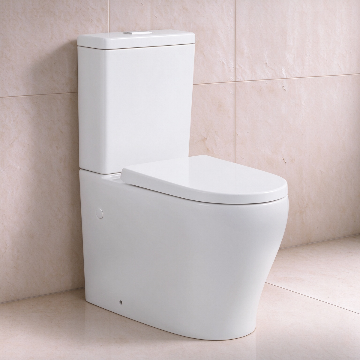 Zeus Tornado Flush Rimless Toilet Suite 660*385*870mm LH-TS015