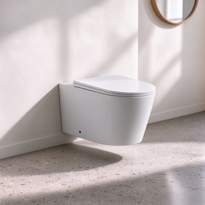 Avis Rimless Wall-Hung Toilet Pan 575*360*415mm