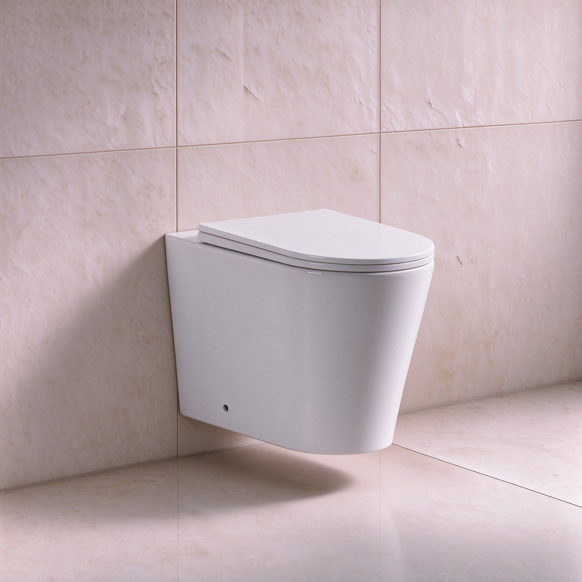 Avis Rimless Wall-Hung Toilet Pan 575*360*415mm LH-TS017/LH-TS018-MB/MW