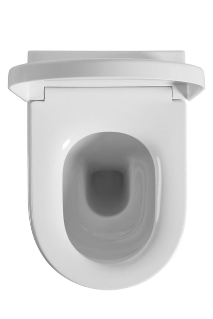 Flux Wall-Faced Toilet with Box Rim Design 595*360*410mm