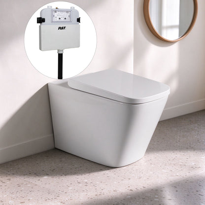 Flux R&T inwall Floor toilet Suite