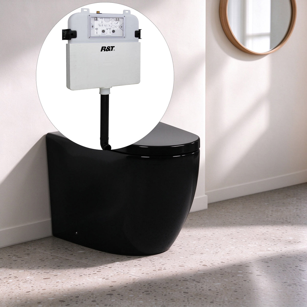 Veda R&T inwall Floor Toilet Suite