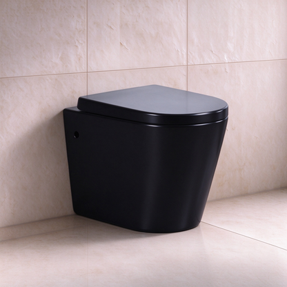 Avis Rimless Wall-hung Toilet 520*360*325mm(Matte White/Matte Black)