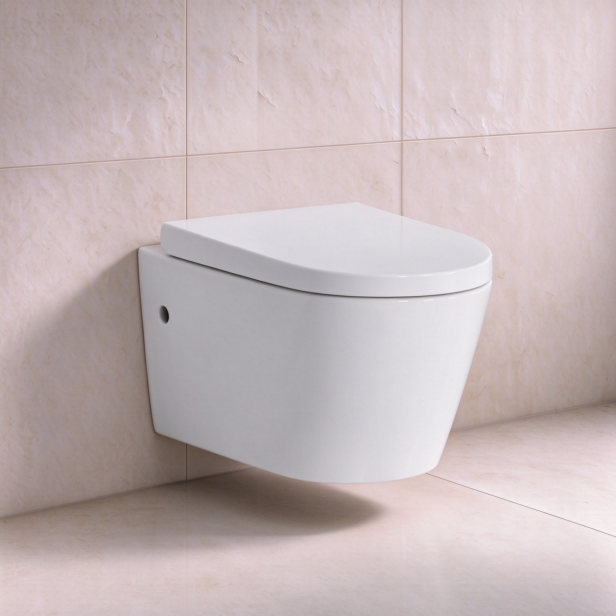 Avis Wall-Hung Rimless Pan Included 520*360*325mm - Gloss White LH-WFP023