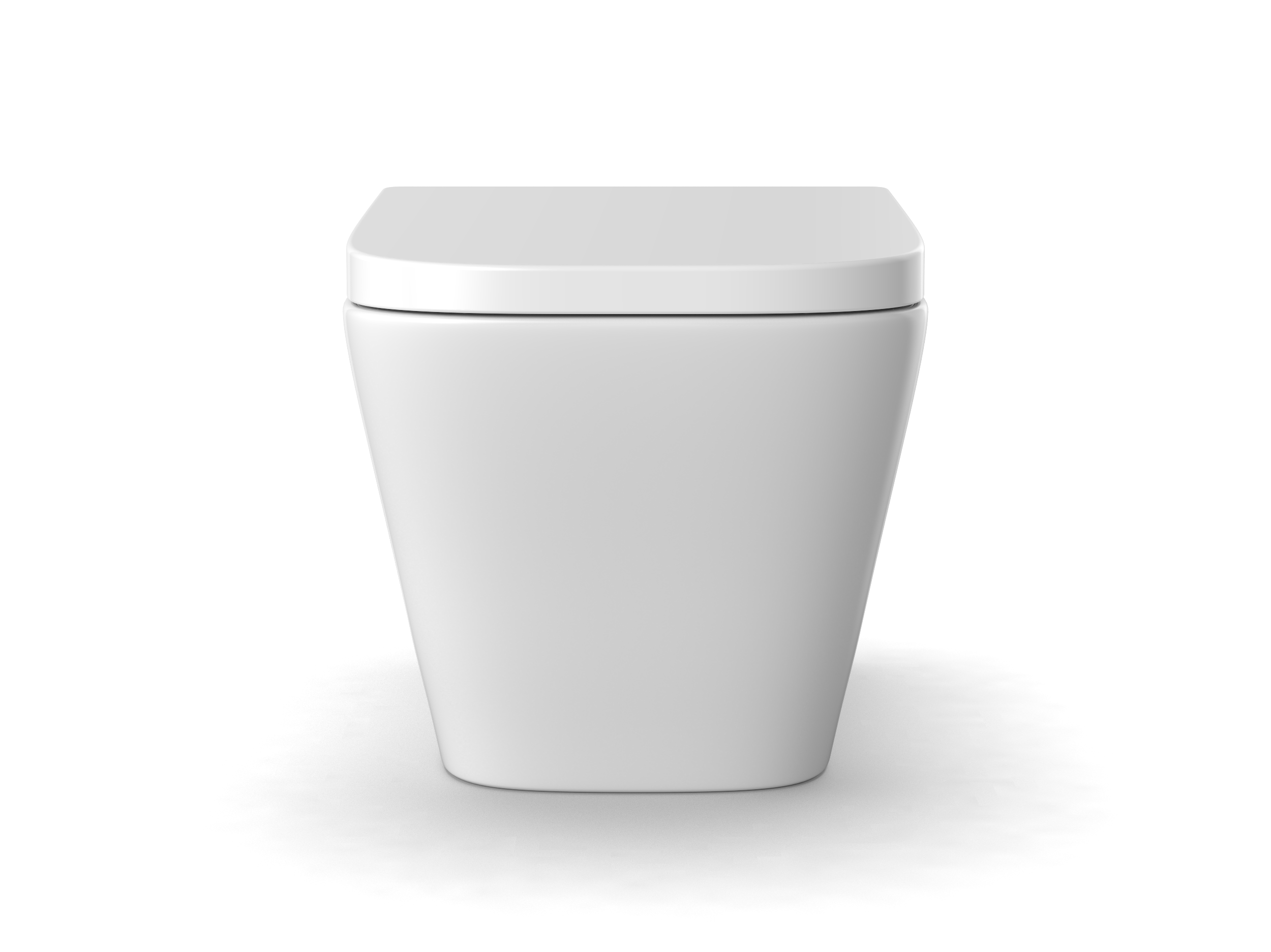 Flux Box-Rim Flush Wall-Mounted Toilet