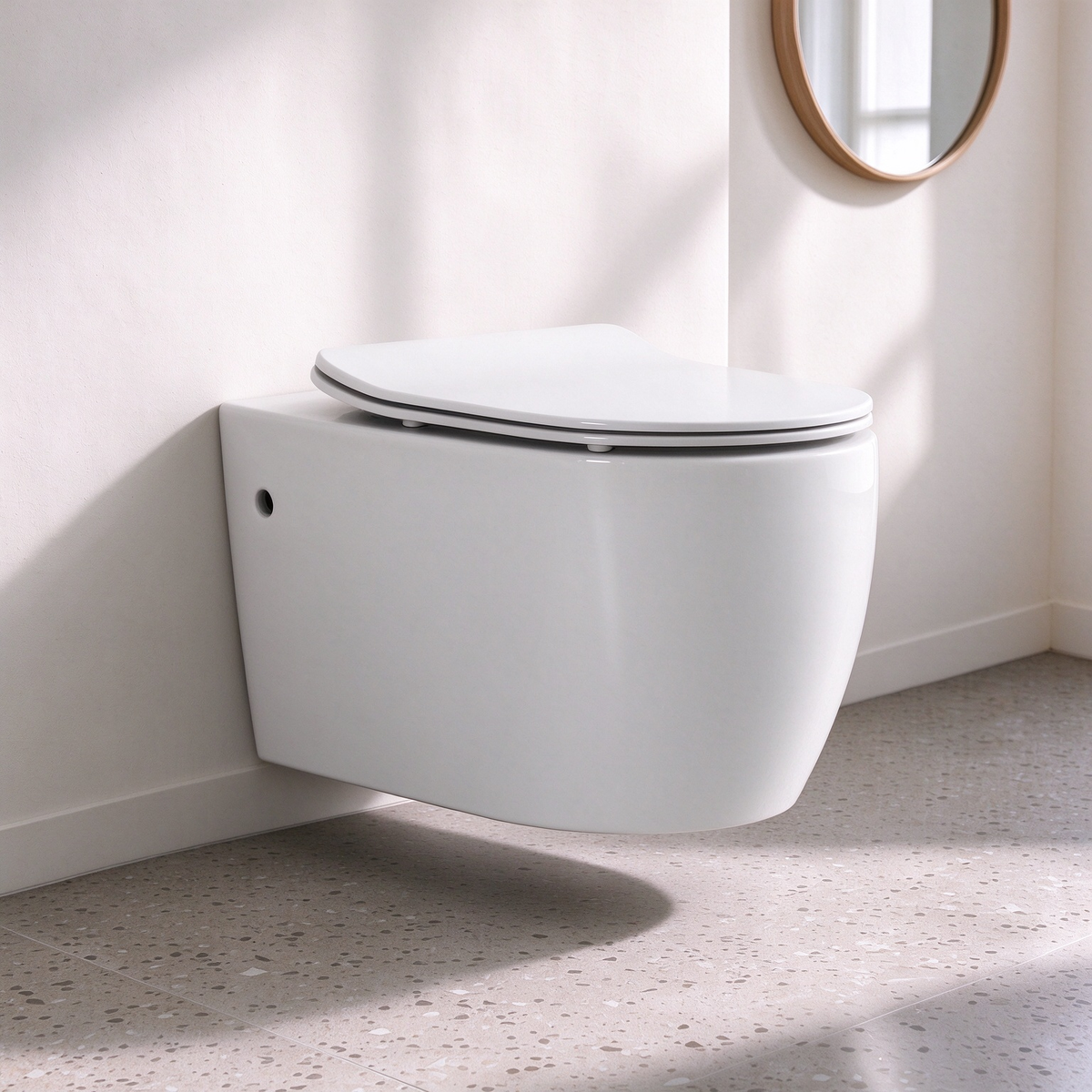 Veda Rimless Wall-Hung Pan 550*360*330mm