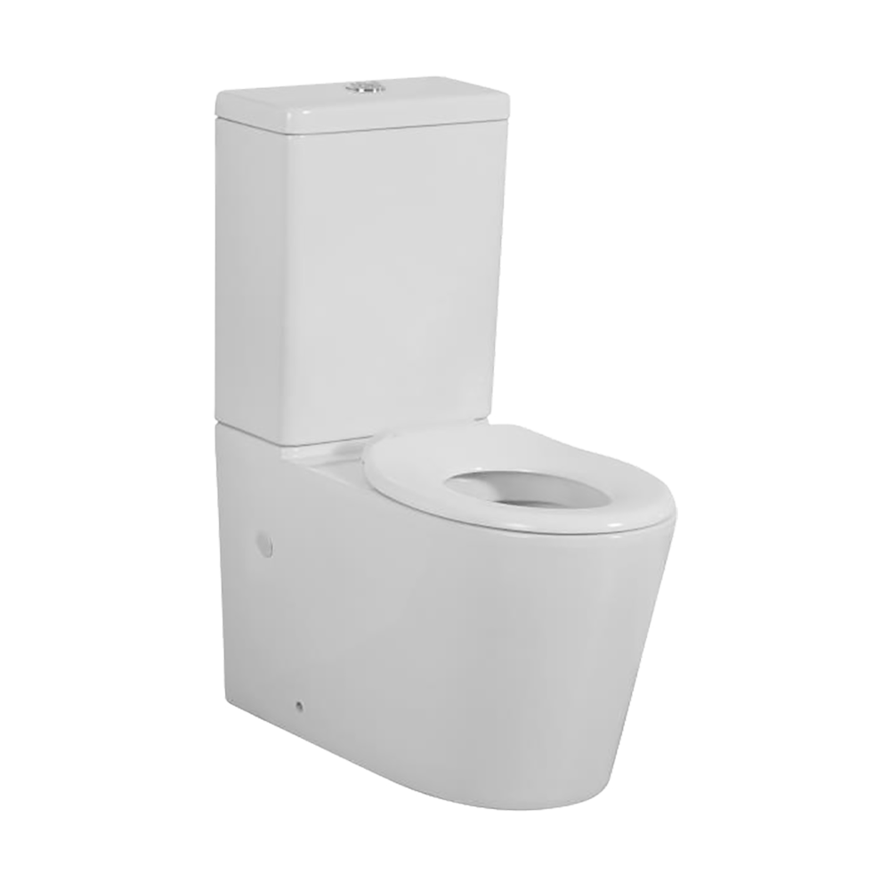 600*340*770mm Back to Wall Kiki Junior Wall Faced Toilet Suite V600J