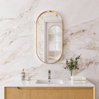 Olivia Oval Framed Mirror 450*900mm